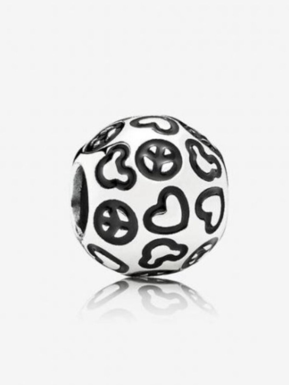 Pandora Disney Peace Love Mickey Authentic Charm Disney World Disneyland